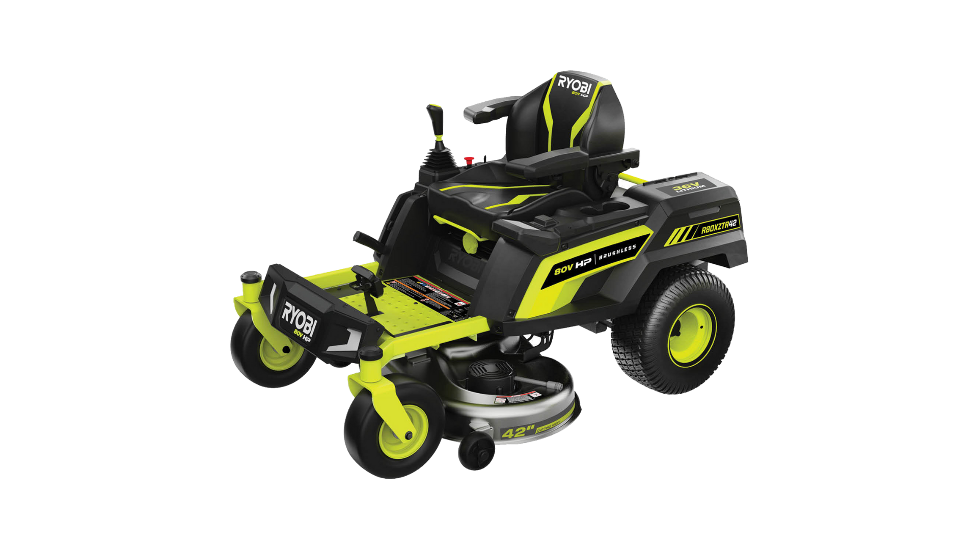 Ryobi 80V HP 42" Zero-Turn Riding Mower
