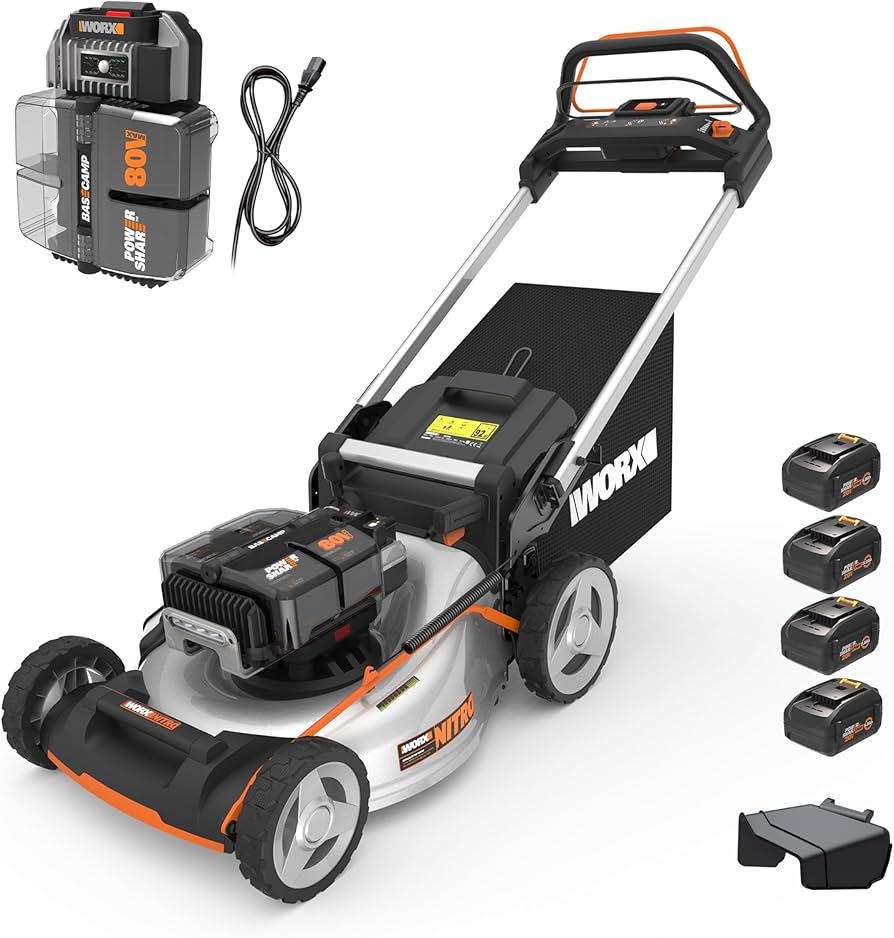 Worx Nitro 80V 21-Inch Self-Propelled Mower